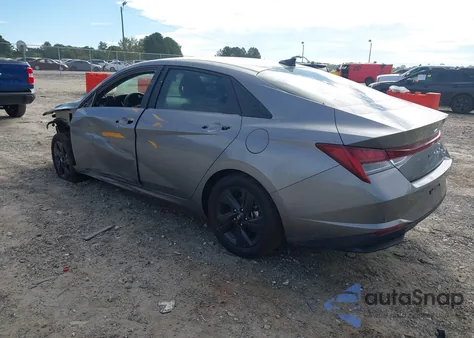 2023 Hyundai Elantra Hybrid Blue из США, поврежденный, VIN KMHLM4AJ2PU085065